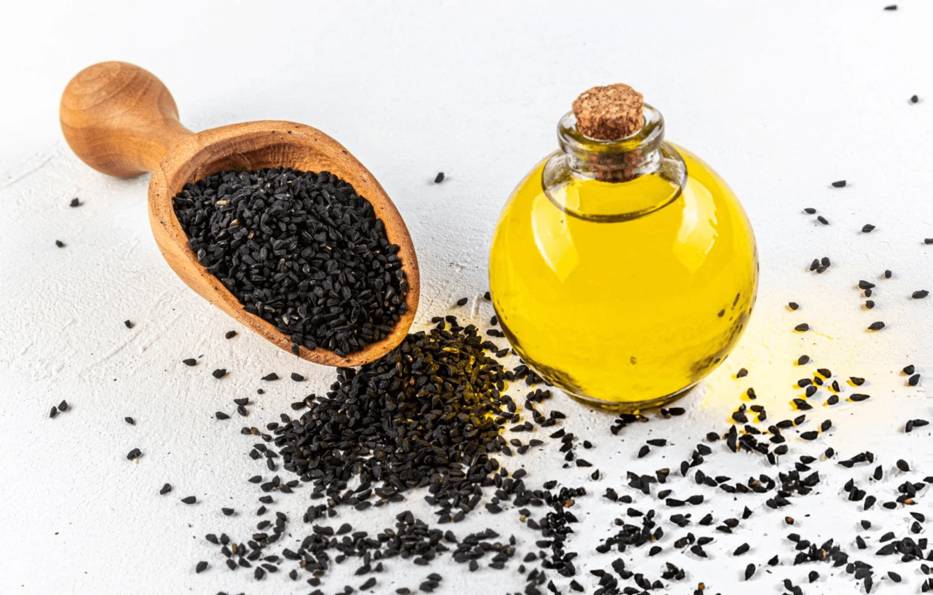 black cumin seed oil for food poisoning